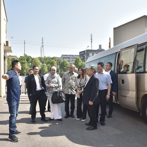 The chairman of Indonesian industry commission visited our company